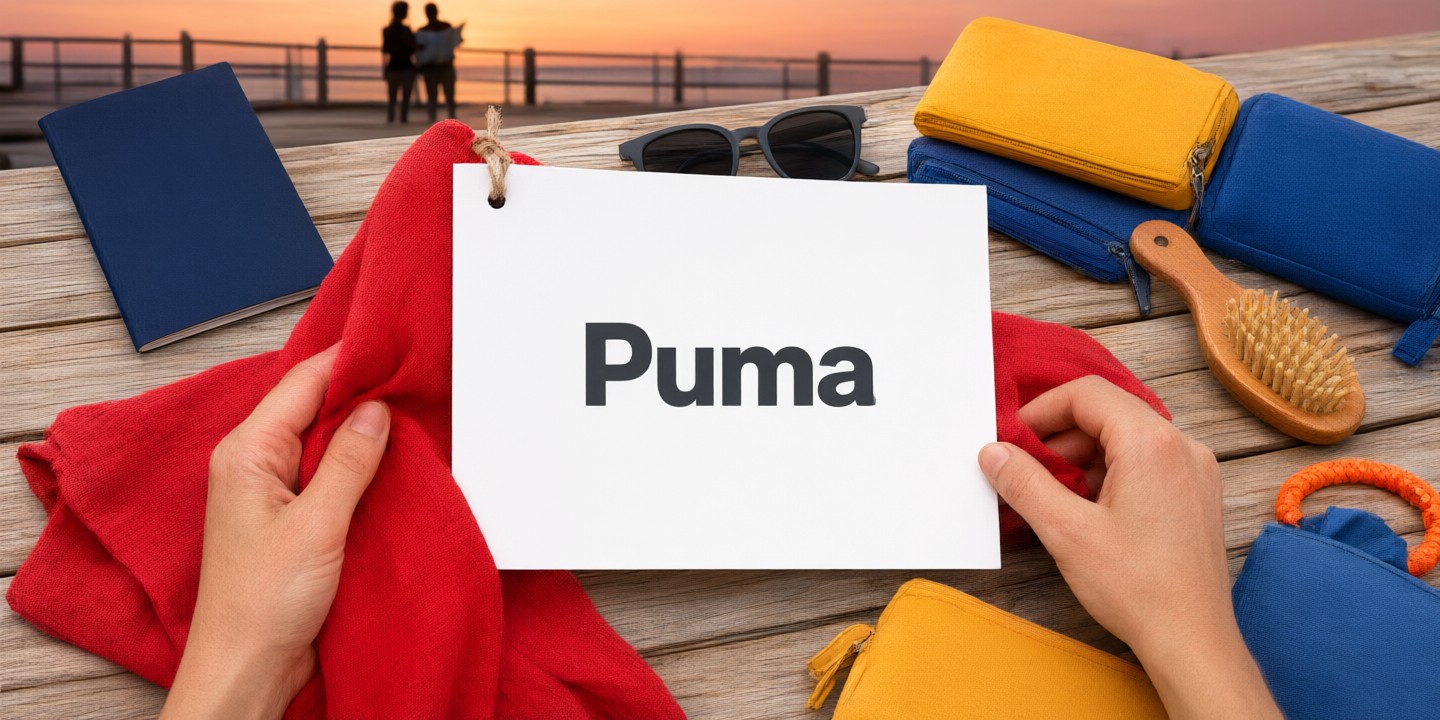 Puma Thailand Limited-Time Deals for Global Shoppers A display of stylish Puma sneakers and sportswear arranged in a modern retail setting.