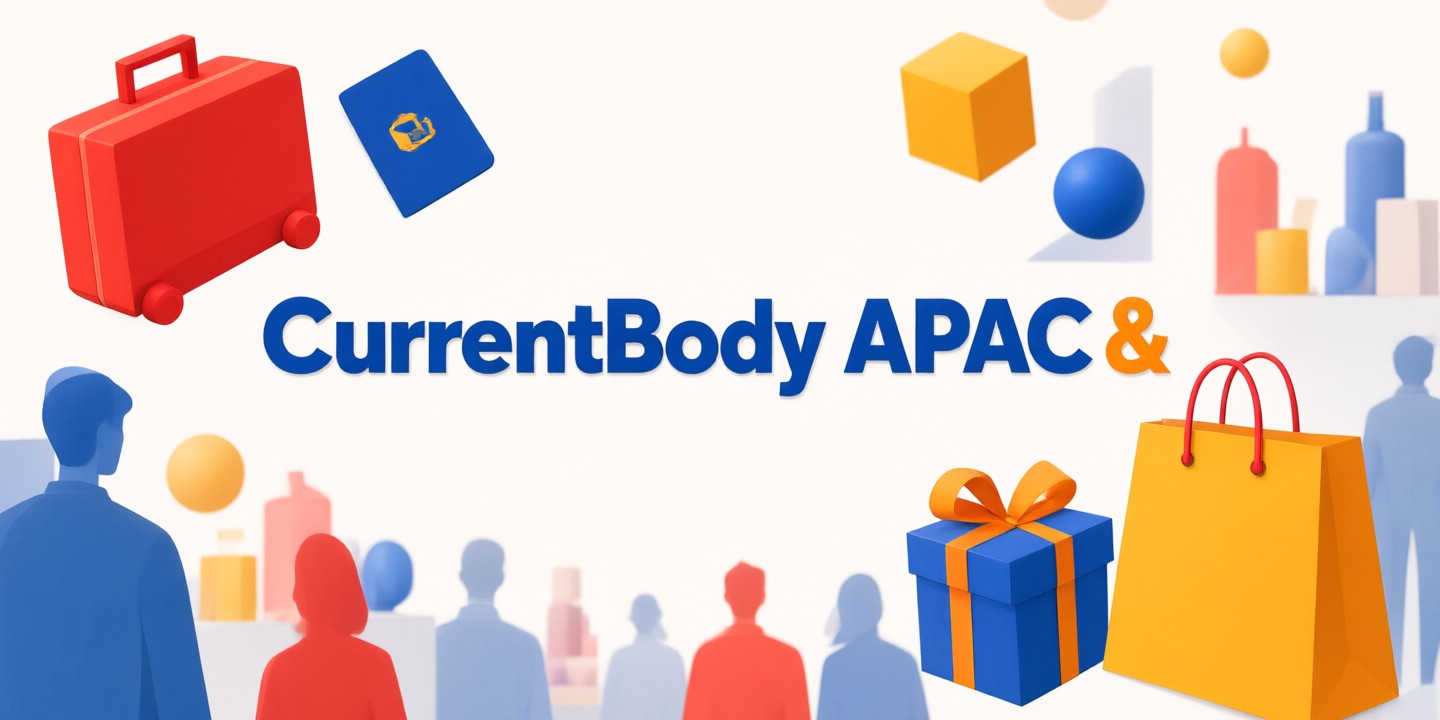 CurrentBody APAC & AU Beauty Tech Deals A collection of high-tech facial devices from CurrentBody APAC arranged on a clean white background.