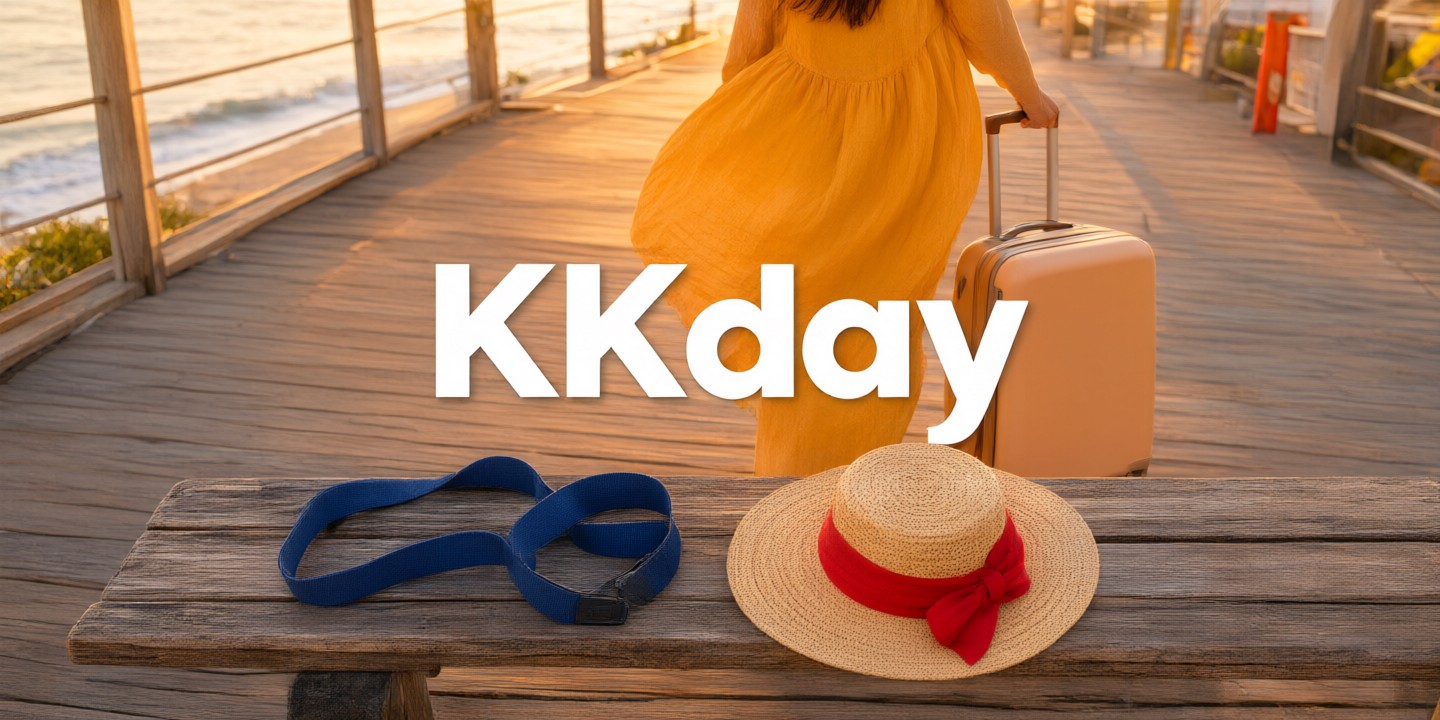 KKday Travel Deals: Top Asia Experiences & Savings A traveler checking a smartphone app displaying KKday travel deals for Asian destinations.