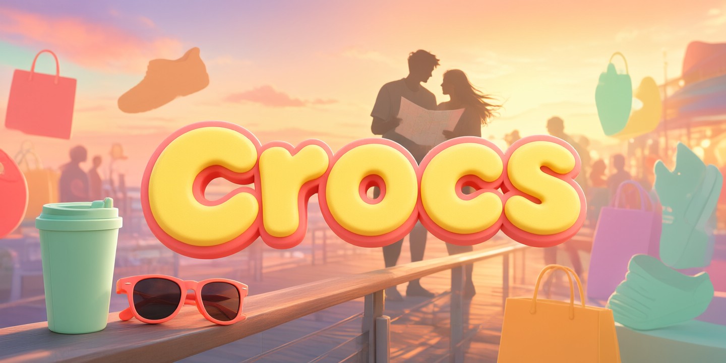Crocs HK Limited-Time Offer: Comfort & Style Guide A pair of colorful Crocs clogs displayed on a clean white background to highlight their iconic design.