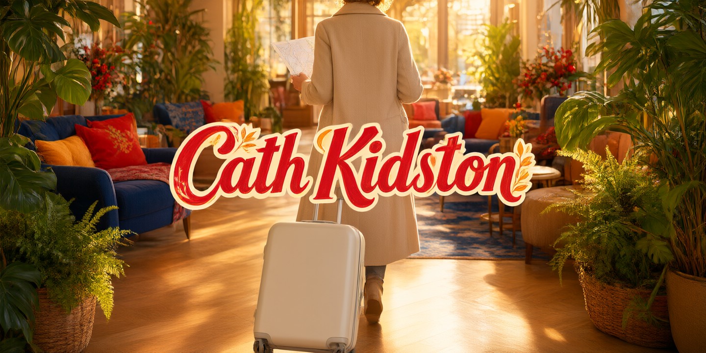 Cath Kidston Limited-Time Offers and Style Guide A curated collection of Cath Kidston handbags featuring classic floral patterns and vibrant colors arranged on a wooden surface.