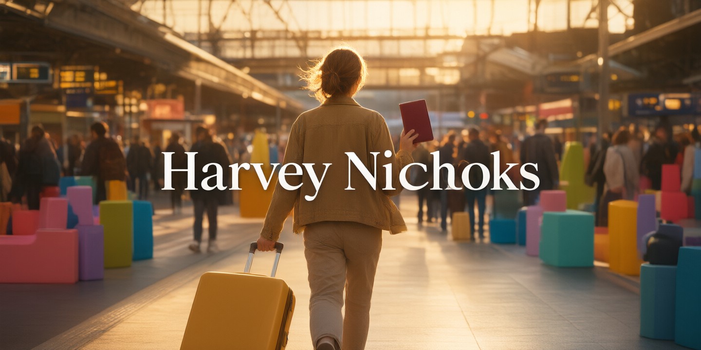 Harvey Nichols Fashion Deals and Luxury Picks A curated selection of luxury apparel and accessories displayed in a modern Harvey Nichols boutique setting.