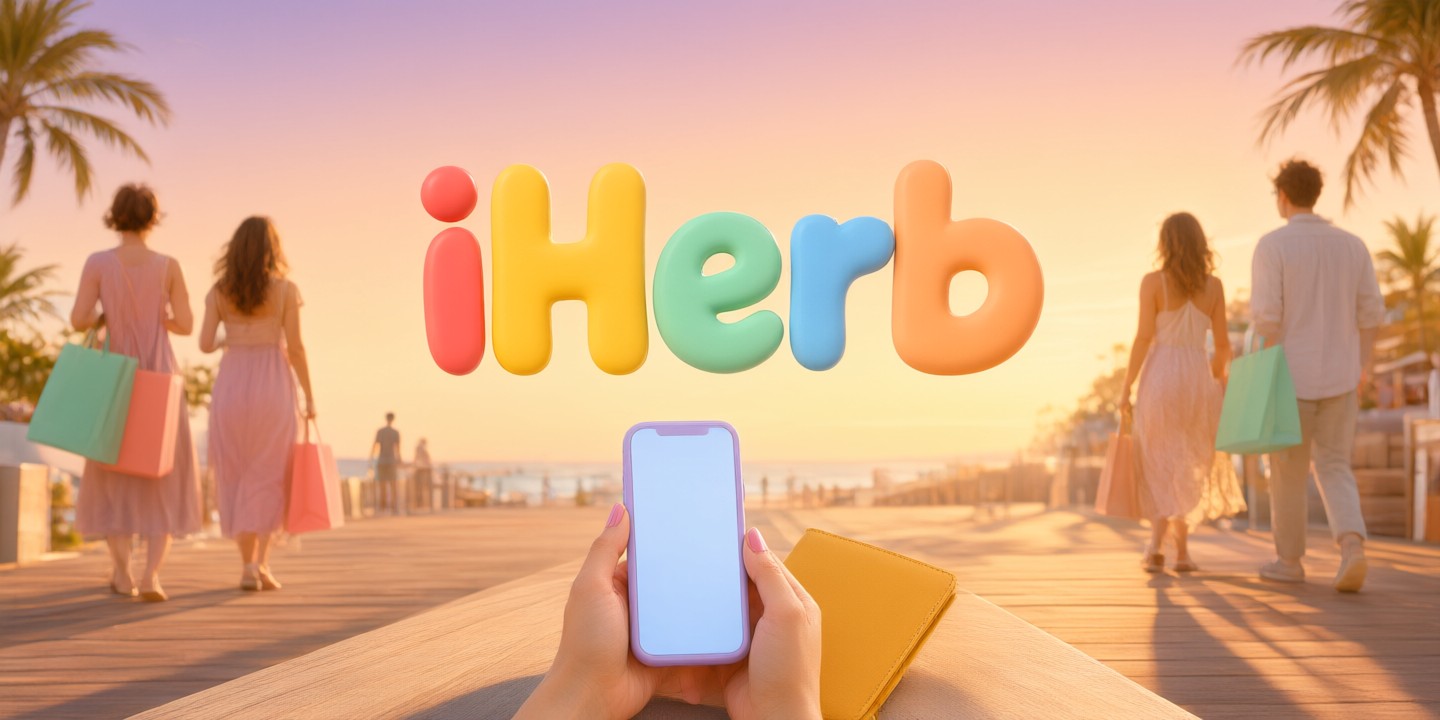 iHerb Natural Products: Global Health & Wellness Guide A curated display of iHerb natural products including supplements and skincare items ready for global shipping.