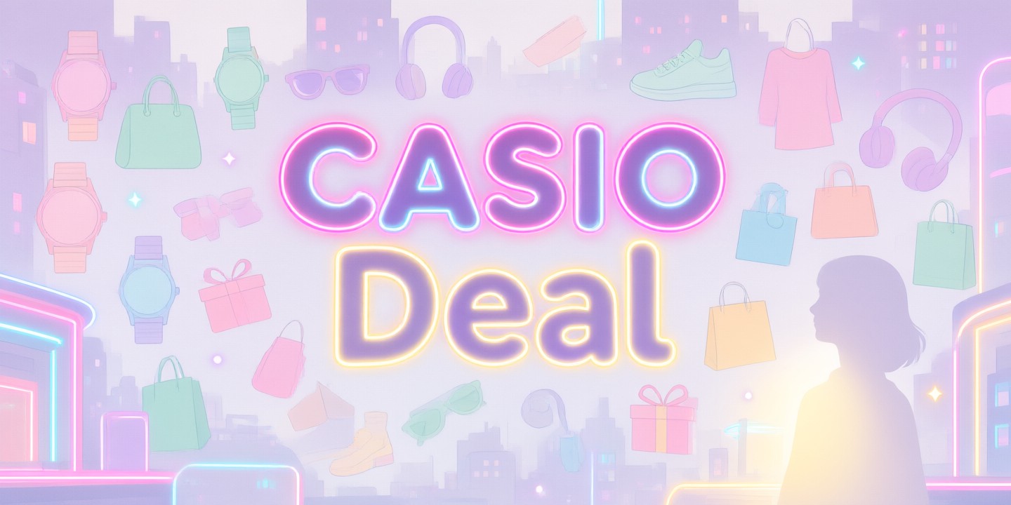 Casio Watch Deals: Limited-Time Offer Guide A sleek Casio watch displayed against a minimalist background.