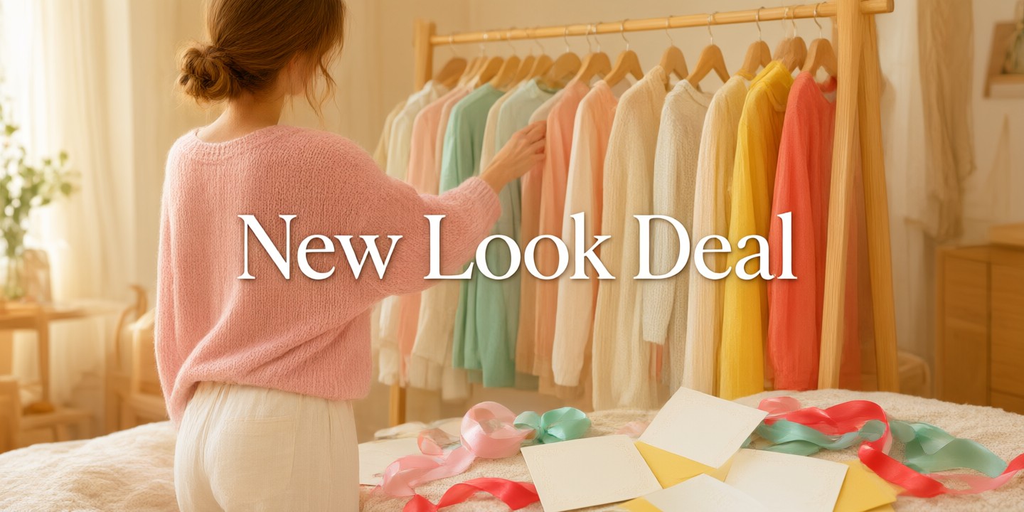New Look Fashion Deals: Style Essentials for Global Shoppers A curated display of trendy apparel and accessories from the New Look collection in a modern retail setting.