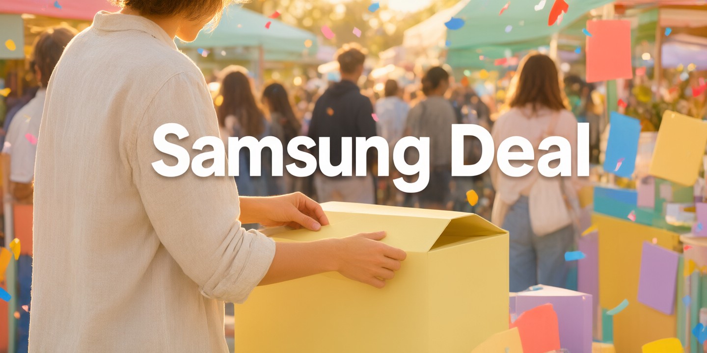 Samsung Hong Kong Electronics Deals and Offers A modern living room setup featuring a large Samsung TV and sleek home appliances in Hong Kong.