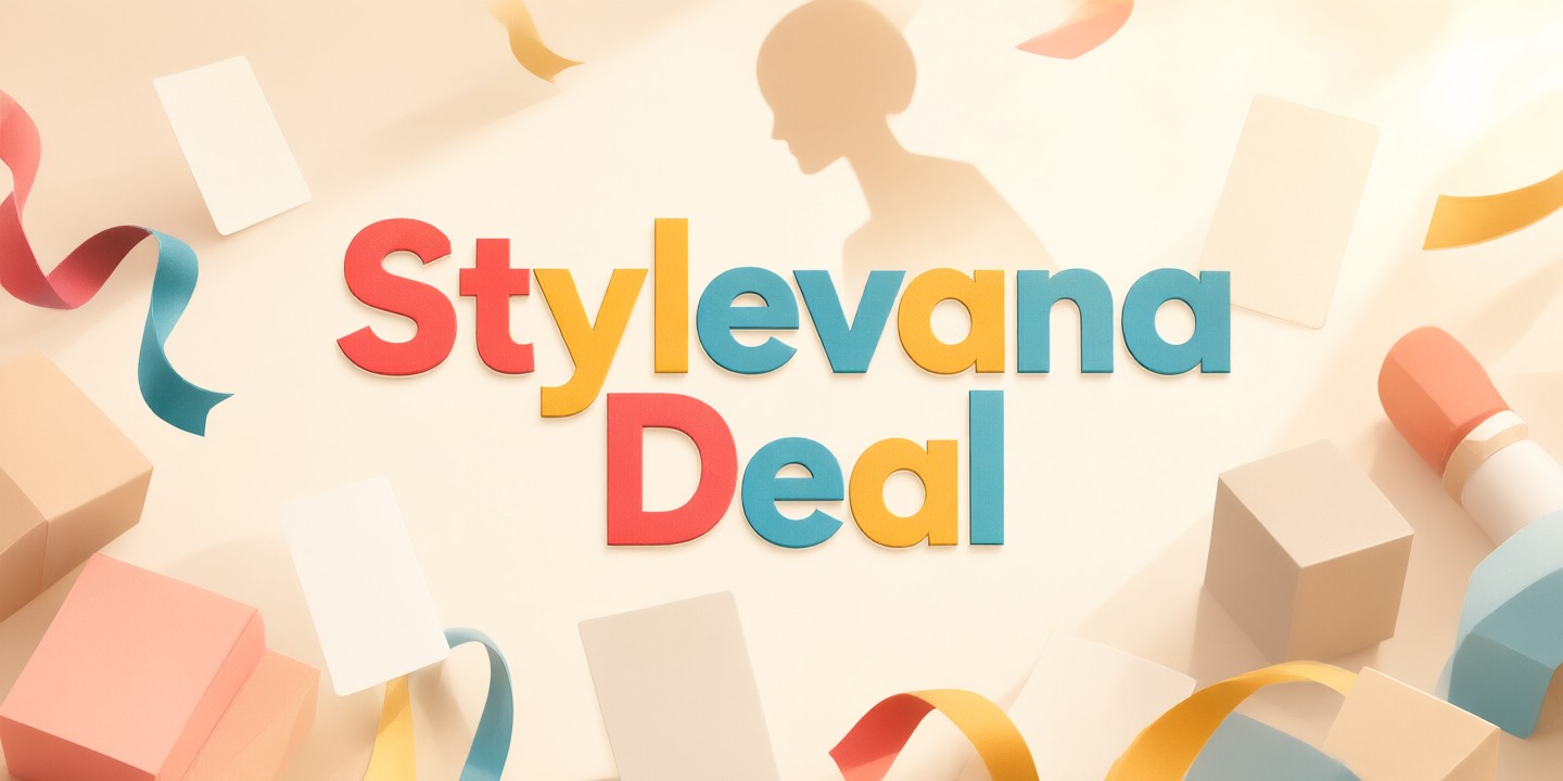 Stylevana Deals: Shop Asian Beauty & Fashion Essentials A curated selection of Korean skincare bottles and Japanese fashion accessories arranged neatly to highlight Stylevana inventory.