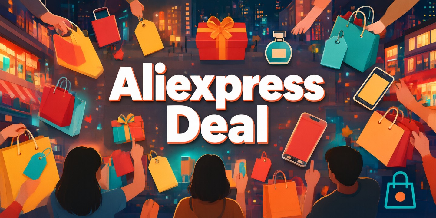 AliExpress Australia Shopping Guide and Deals A diverse collection of electronics and home goods arranged neatly to represent AliExpress Australia inventory.