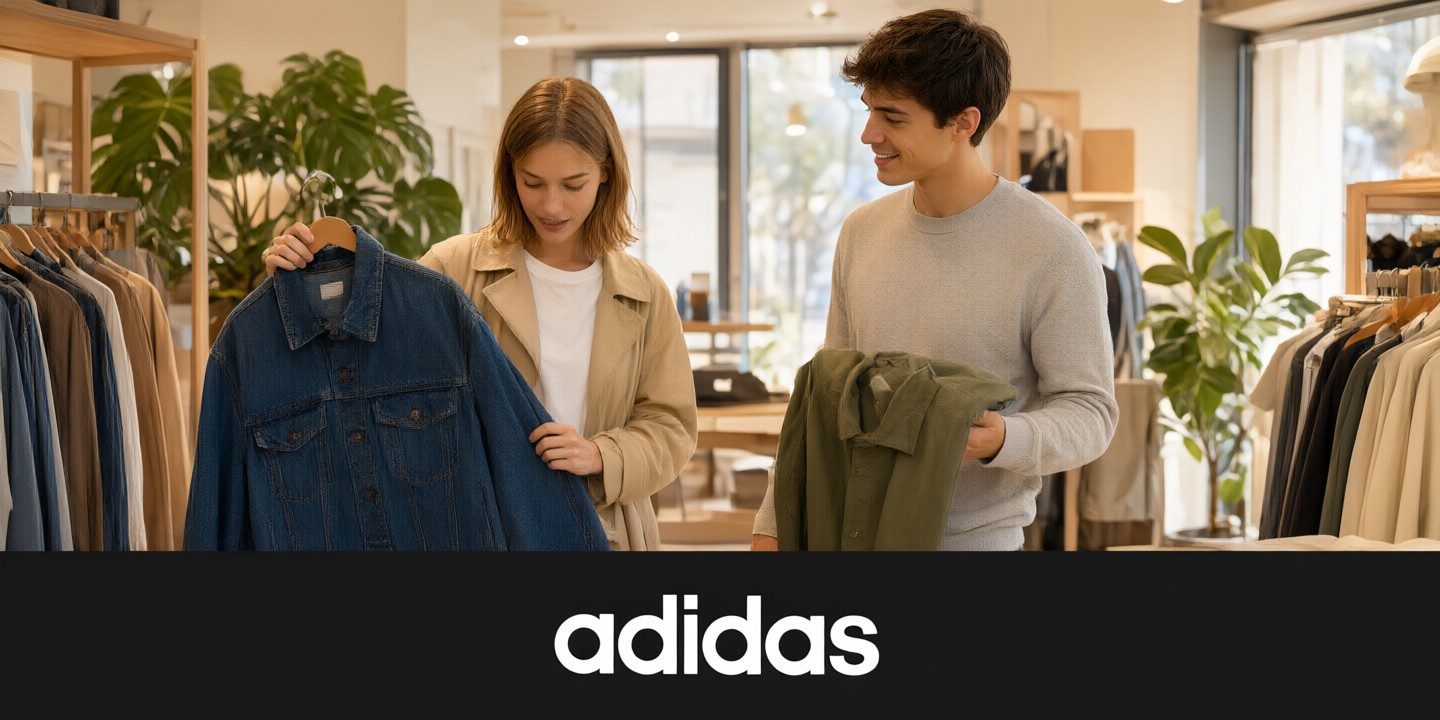 adidas Hong Kong Shopping Guide and Current Offers A stylish display of running shoes and apparel at an adidas Hong Kong retail location.