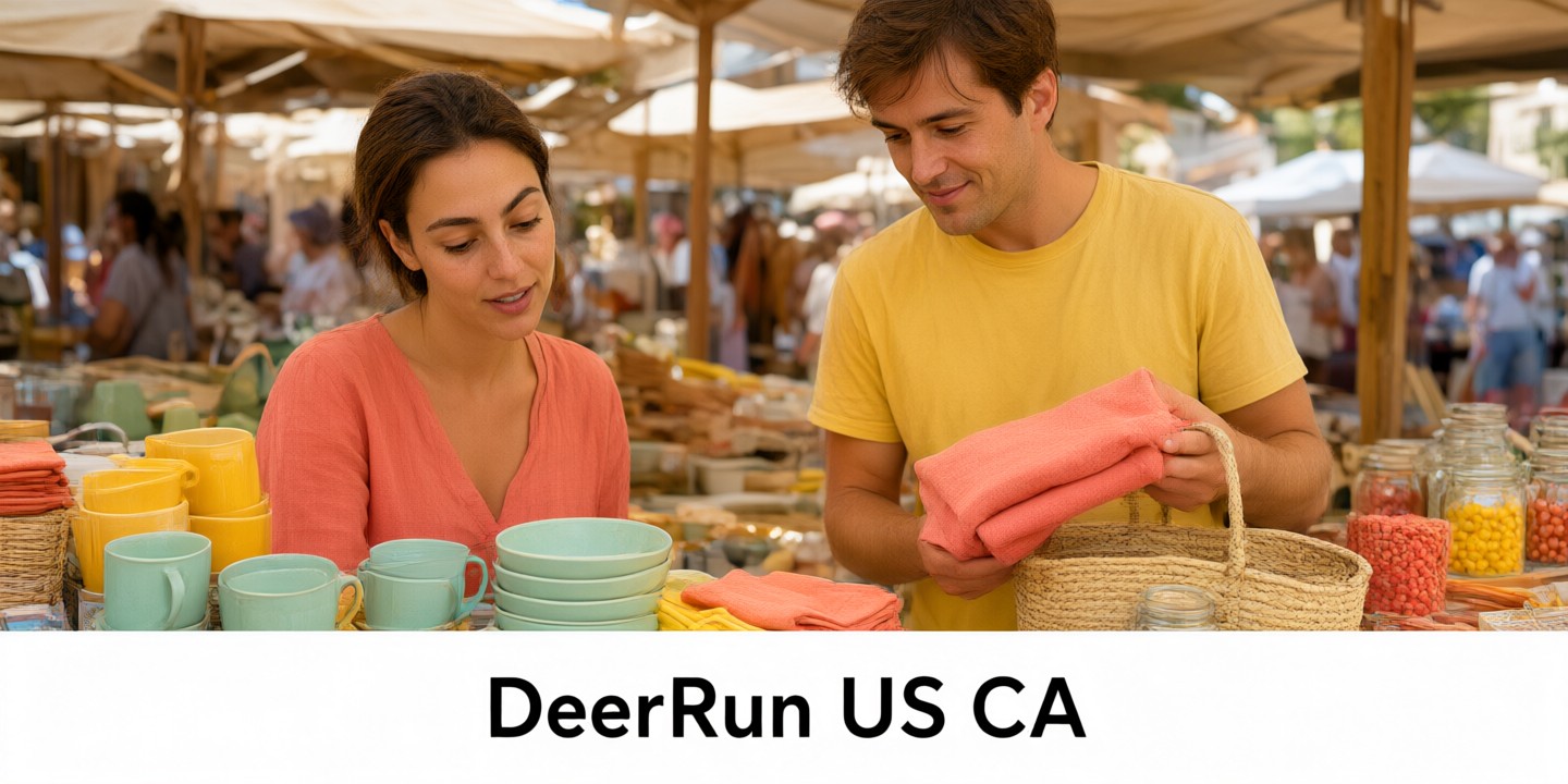 DeerRun US CA EU: Top Gear Deals for Global Runners A runner wearing DeerRun performance apparel on a scenic trail at sunset.