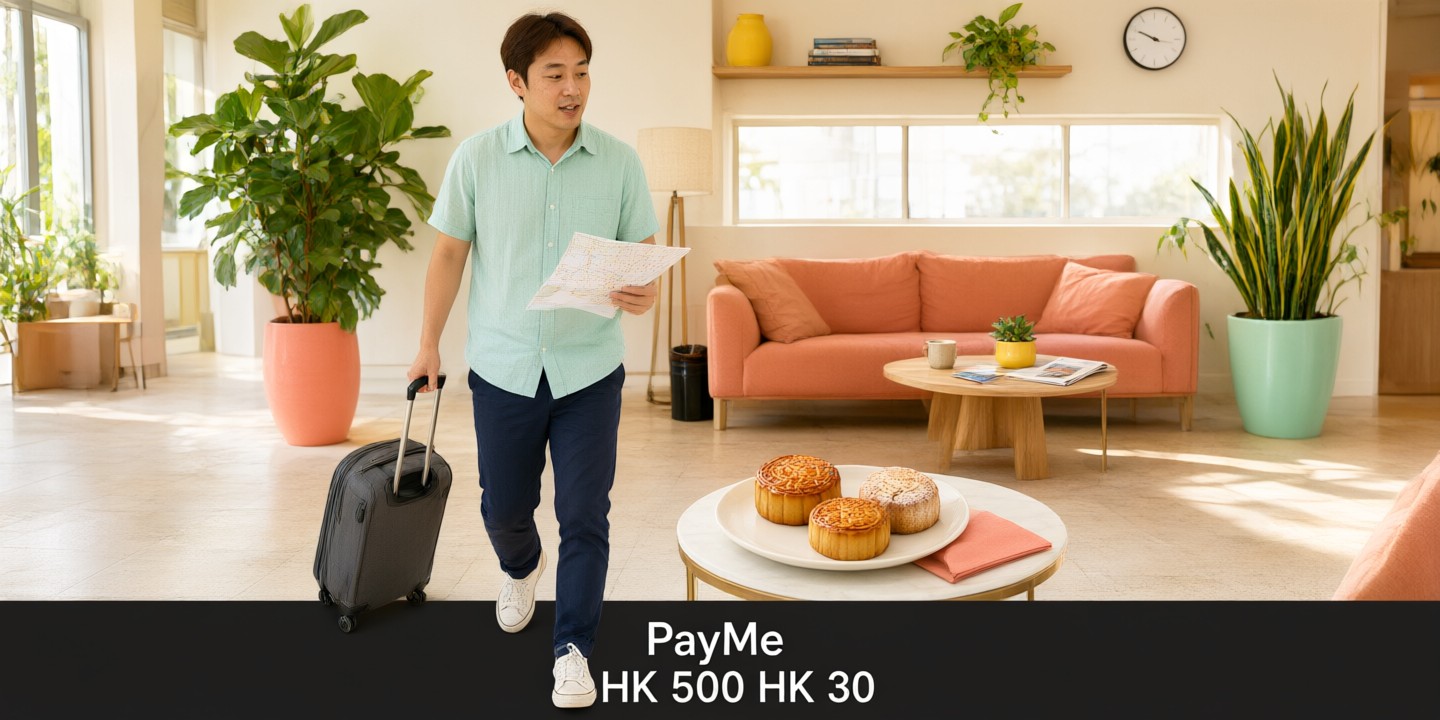 Klook Travel Deals: Explore Asia and Beyond A traveler checking smartphone bookings at a scenic Asian landmark featuring Klook branding.