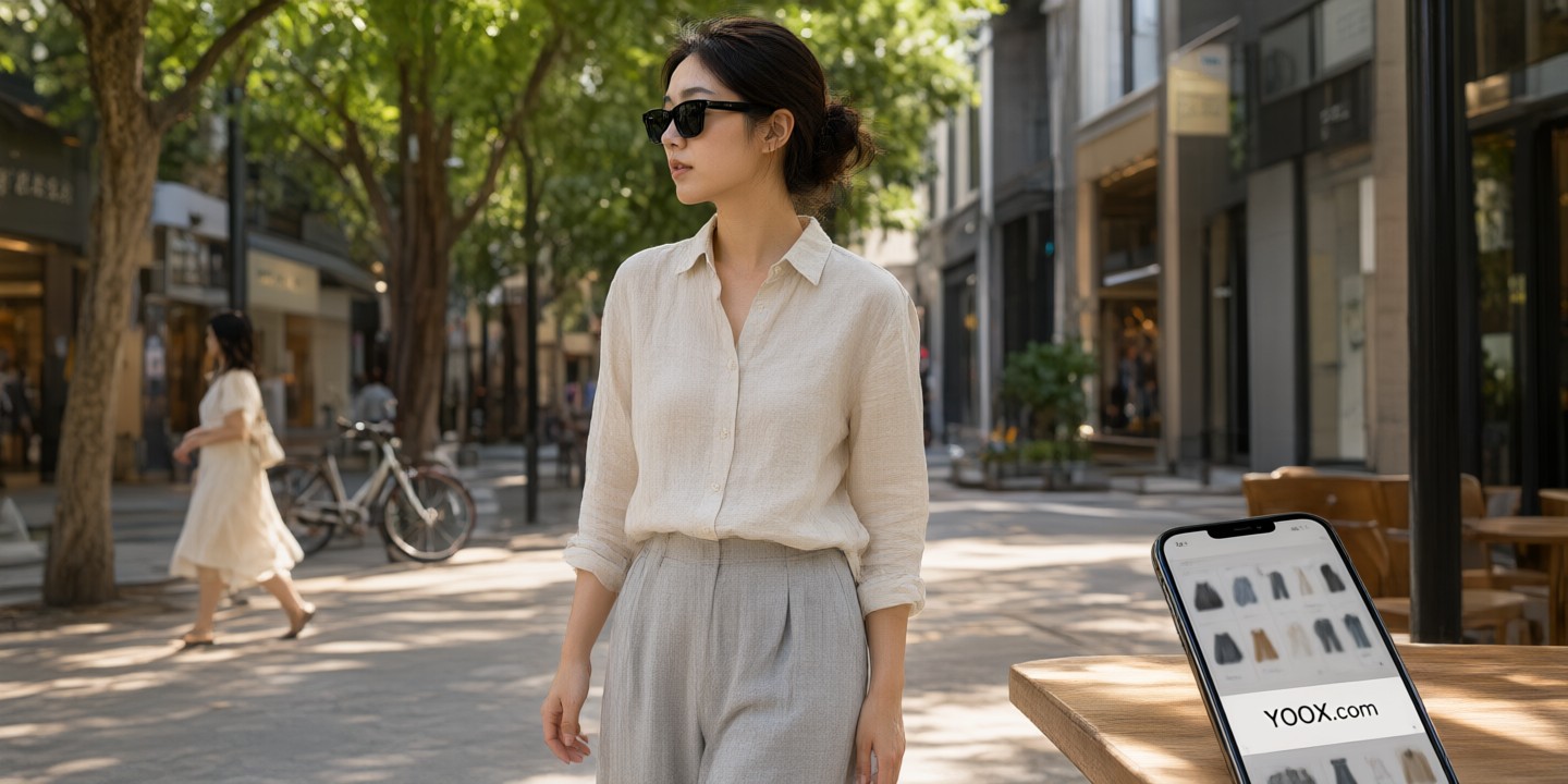 YOOX Fashion Deals: Limited-Time Offers for Global Shoppers Curated selection of luxury apparel from YOOX displayed on a modern rack.