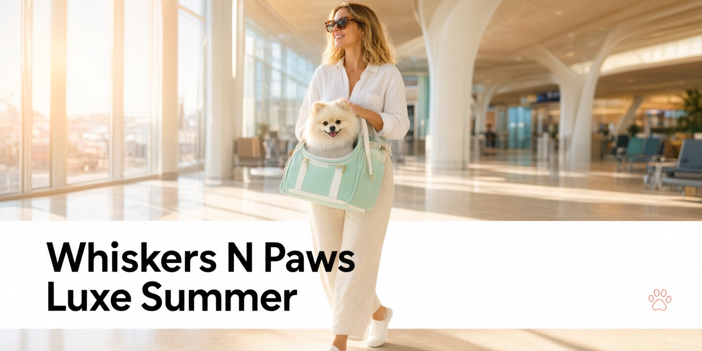 Whiskers N Paws HK: Premium Pet Supplies & Care A happy dog and cat surrounded by premium accessories from Whiskers N Paws HK.