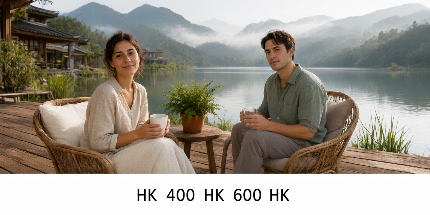 KKday Travel Deals: Save on Tours and Tickets A traveler booking a tour on the KKday platform with a view of Asian landmarks.