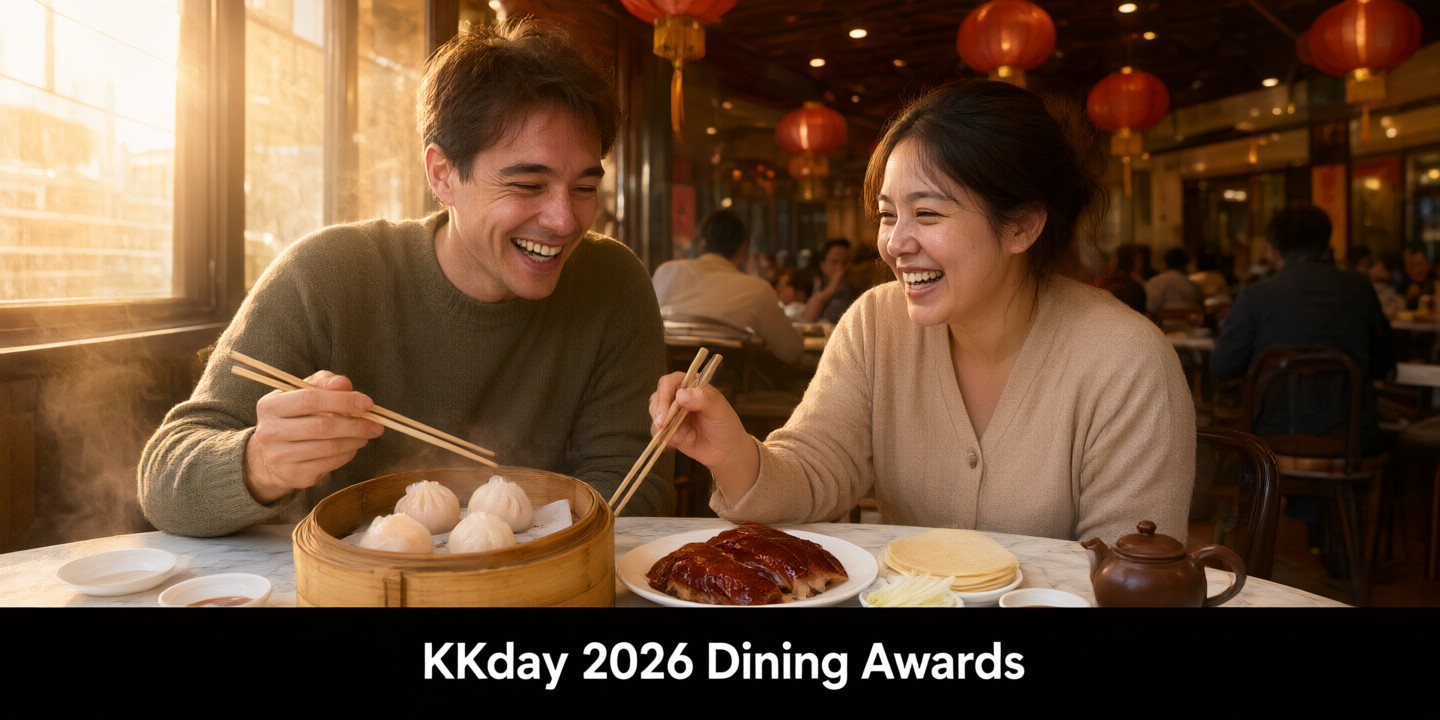 KKday Travel Deals: Explore Asia’s Top Attractions A traveler using the KKday app to book a tour in front of a scenic Asian landmark.