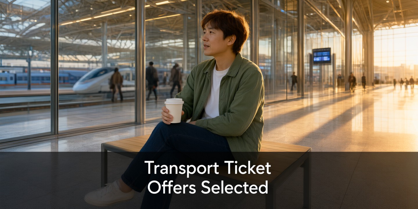 Klook Travel Deals: Top Asia Experiences Travelers enjoying a scenic view while planning their trip on the Klook platform