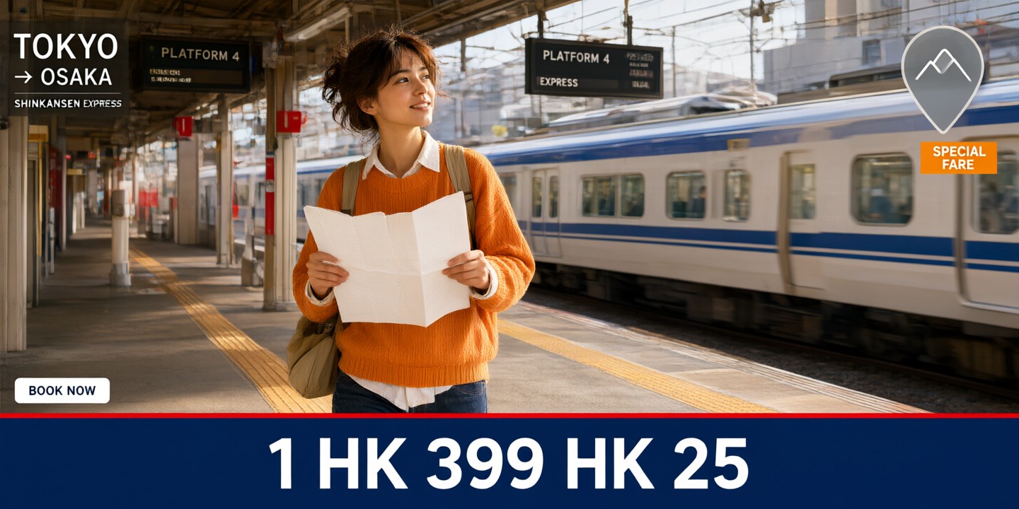 Klook Travel Deals: Japan Korea SE Asia Experiences A traveler using the Klook app to book experiences in a vibrant Asian city.