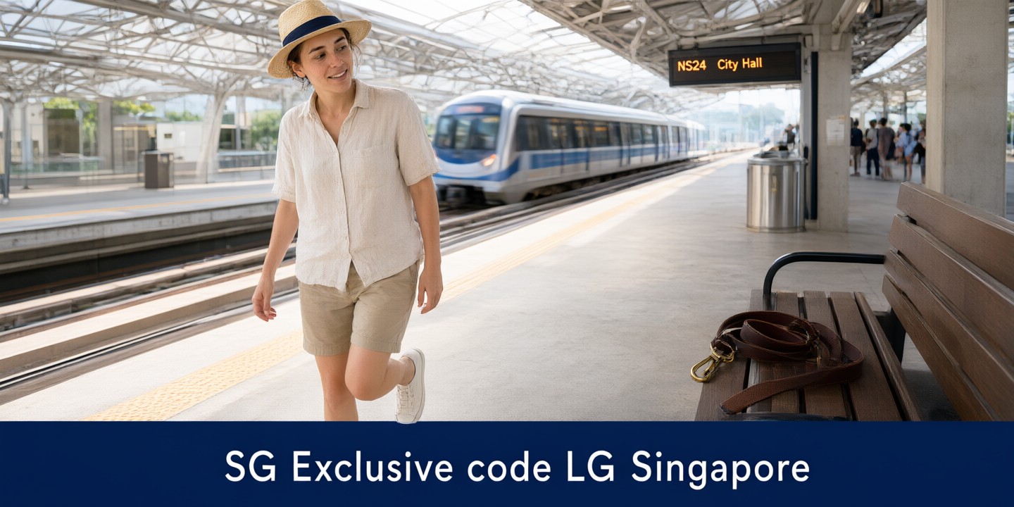 LG Singapore Deals: Electronics and Home Appliance Offers Modern living room setup featuring LG Singapore deals products like OLED TV and refrigerator